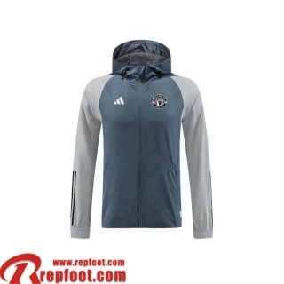 Manchester United Coupe Vent gris Homme 23 24 D87