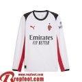 AC Milan Maillot De Foot Exterieur Homme Manche Longue 25 26 AC Milan Maillot De Foot Exterieur Homme Manche Longue 25 26