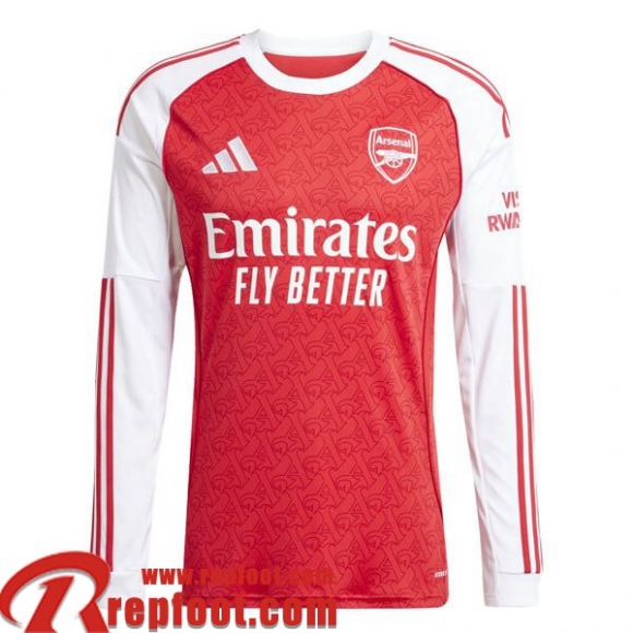 Arsenal Maillot De Foot Domicile Homme Manche Longue 25 26 Arsenal Maillot De Foot Domicile Homme Manche Longue 25 26