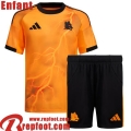 AS Rome Maillot De Foot Exterieur Enfant 25 26 AS Rome Maillot De Foot Exterieur Enfant 25 26