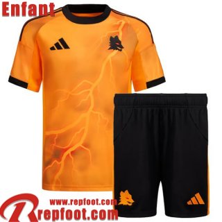 AS Rome Maillot De Foot Exterieur Enfant 25 26  AS Rome Maillot De Foot Exterieur Enfant 25 26
