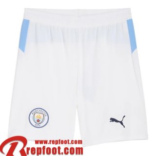 Manchester City Short de Foot Domicile Homme 25 26  Manchester City Short de Foot Domicile Homme 25 26