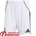 Manchester United Short de Foot Domicile Homme 25 26  Manchester United Short de Foot Domicile Homme 25 26