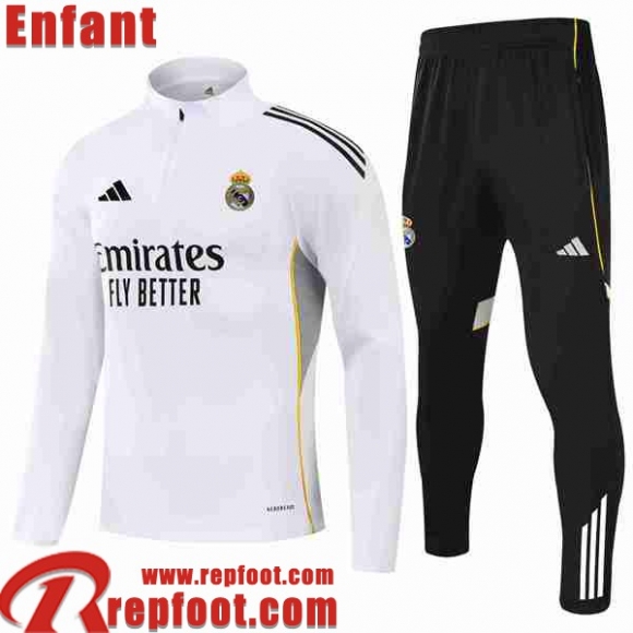Real Madrid KIT: Survetement de Foot Enfant 25 26 C871  Real Madrid KIT: Survetement de Foot Enfant 25 26 C871