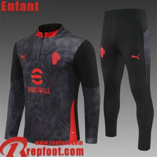 AC Milan KIT: Survetement de Foot Enfant 25 26 C884  AC Milan KIT: Survetement de Foot Enfant 25 26 C884