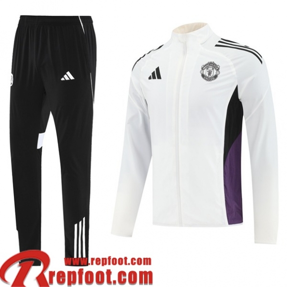 Manchester United Coupe Vent Homme 25 26 D362  Manchester United Coupe Vent Homme 25 26 D362