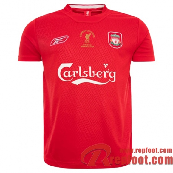 Retro Maillot de Foot FC Liverpool Domicile Champions 2005