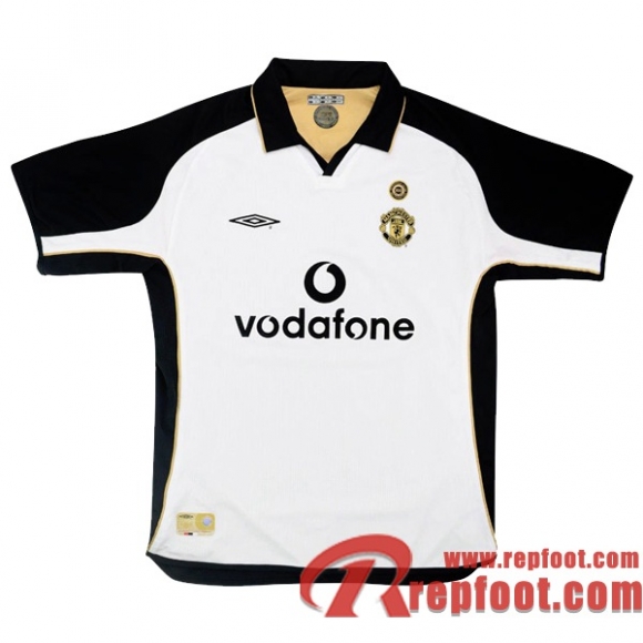 Retro Maillot de Foot Manchester United Exterieur 2001/2002