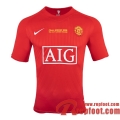 Retro Maillot de Foot Manchester United Domicile 2007/2008