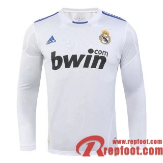 Retro Maillot de Foot Real Madrid Domicile Manche Longue 2010/2011