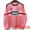 Retro Maillot de Foot Juventus Exterieur Manche Longue 2015/2016