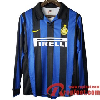 Retro Maillot de Foot Inter Milan Domicile Manche Longue 1997/1998