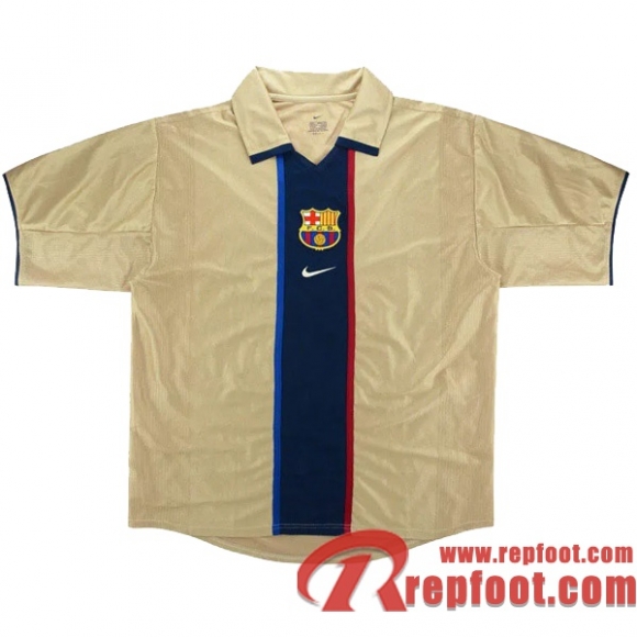 Retro Maillot de Foot FC Barcelone Exterieur 2001/2003