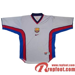 Retro Maillot de Foot FC Barcelone Exterieur 1998/2001