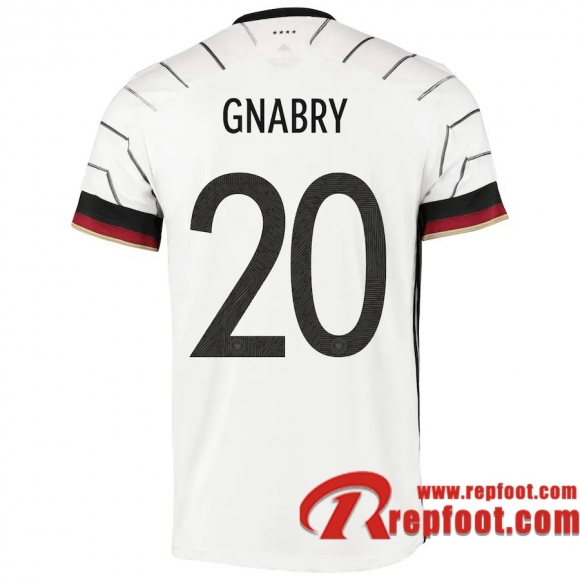 Maillot de foot Allemagne Gnabry #20 Domicile pas cheres EURO 2020