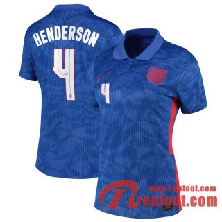 Angleterre Maillot de Henderson #4 Exterieur Femme 2020-21