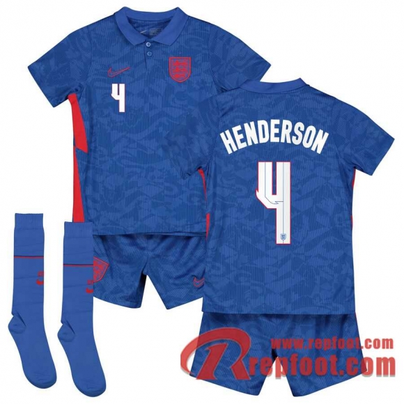 Angleterre Maillot de Henderson #4 Exterieur Enfant 2020-21