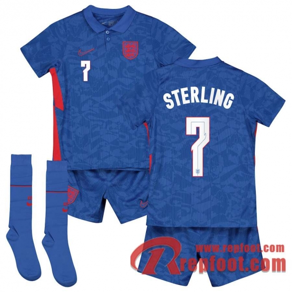 Angleterre Maillot de Sterling #7 Exterieur Enfant 2020-21