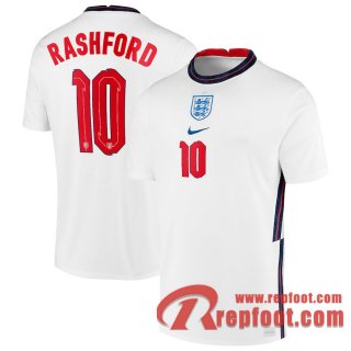 Angleterre Maillot de Rashford #10 Domicile 2020-21