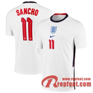 Angleterre Maillot de Sancho #11 Domicile 2020-21