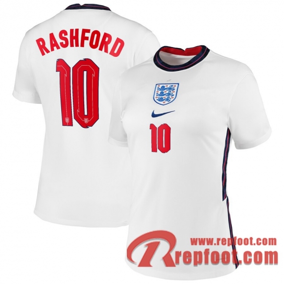 Angleterre Maillot de Rashford #10 Domicile Femme 2020-21