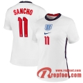 Angleterre Maillot de Sancho #11 Domicile Femme 2020-21