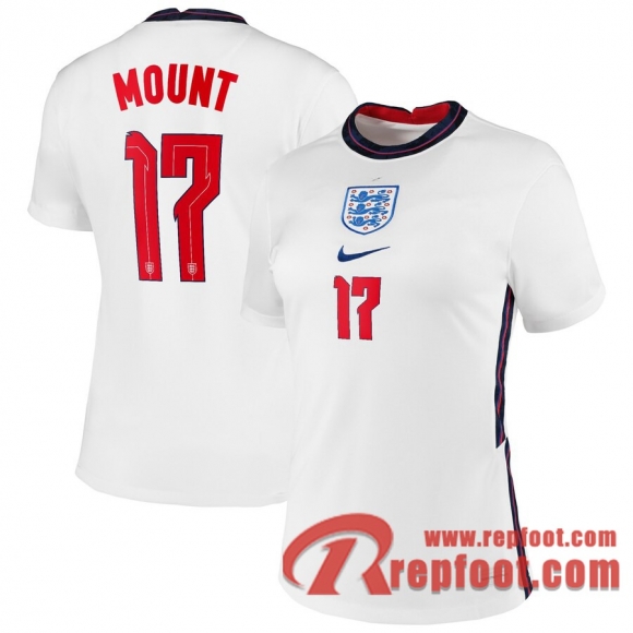 Angleterre Maillot de Mount #17 Domicile Femme 2020-21