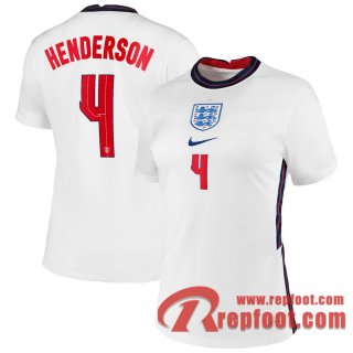 Angleterre Maillot de Henderson #4 Domicile Femme 2020-21