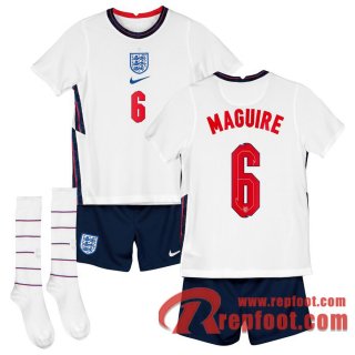 Angleterre Maillot de Maguire #6 Domicile Enfant 2020-21