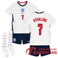 Angleterre Maillot de Sterling #7 Domicile Enfant 2020-21
