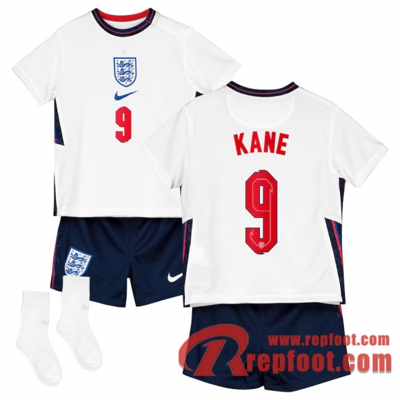 Angleterre Maillot de Kane #9 Domicile Enfant 2020-21