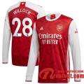 Arsenal Maillot de Willock #28 Domicile Manches longues 2020-21 Arsenal Maillot de Willock #28 Domicile Manches longues 2020-21