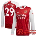 Arsenal Maillot de Guendouzi #29 Domicile Manches longues 2020-21 Arsenal Maillot de Guendouzi #29 Domicile Manches longues 2020-21