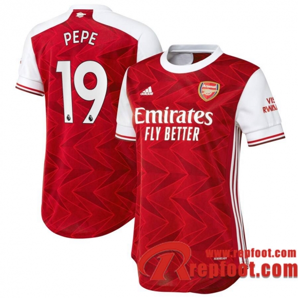 Arsenal Maillot de Pepe #19 Domicile Femme 2020-21