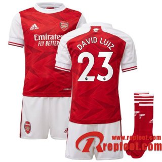 Arsenal Maillot de David Luiz 2#3 Domicile Enfant 2020-21