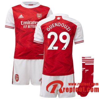 Arsenal Maillot de Guendouzi #29 Domicile Enfant 2020-21