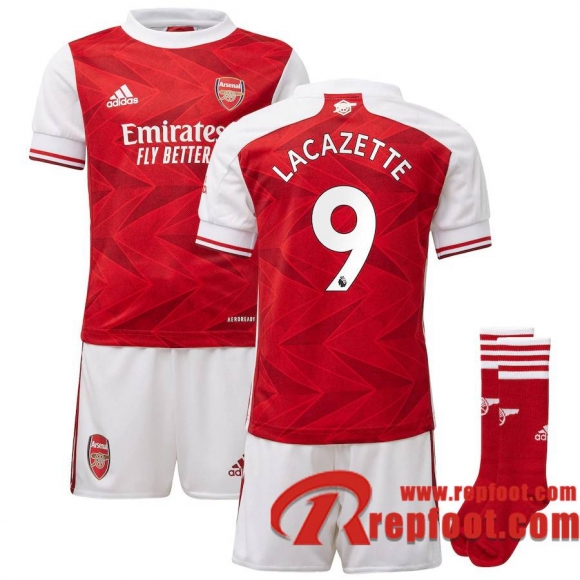 Arsenal Maillot de Lacazette #9 Domicile Enfant 2020-21