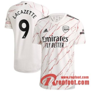 Arsenal Maillot de Lacazette #9 Exterieur 2020-21