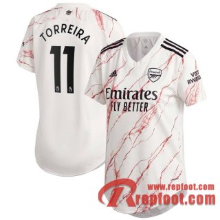 Arsenal Maillot de Torreira #11 Exterieur Femme 2020-21