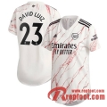 Arsenal Maillot de David Luiz #23 Exterieur Femme 2020-21 Arsenal Maillot de David Luiz #23 Exterieur Femme 2020-21