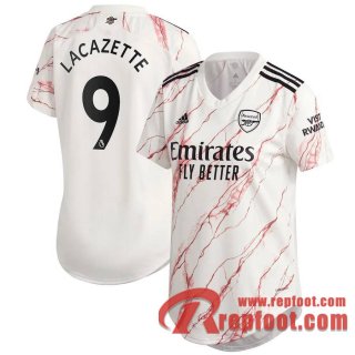 Arsenal Maillot de Lacazette #9 Exterieur Femme 2020-21