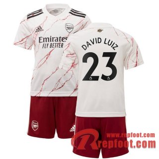 Arsenal Maillot de David Luiz #23 Exterieur Enfant 2020-21