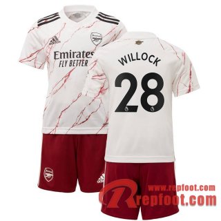 Arsenal Maillot de Willock #28 Exterieur Enfant 2020-21