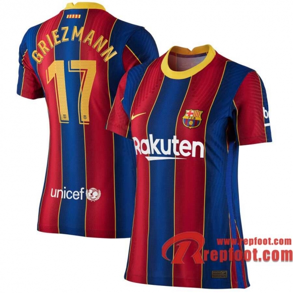 Barcelone Maillot de Antoine Griezmann #17 Domicile Femme 2020-21