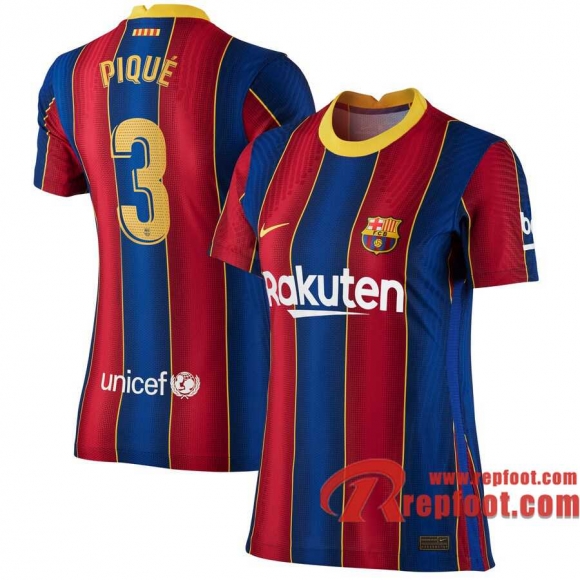 Barcelone Maillot de Piqué #3 Domicile Femme 2020-21