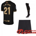 Barcelone Maillot de Frenkie de Jong #21 Exterieur Enfant 2020-21