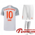 Bayern Munich Maillot de Leroy #10 Exterieur Enfant 2020-21