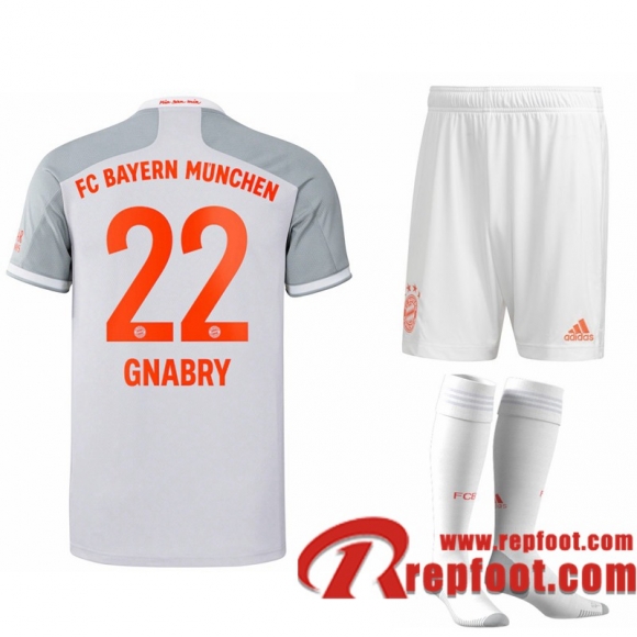 Bayern Munich Maillot de Serge Gnabry #22 Exterieur Enfant 2020-21