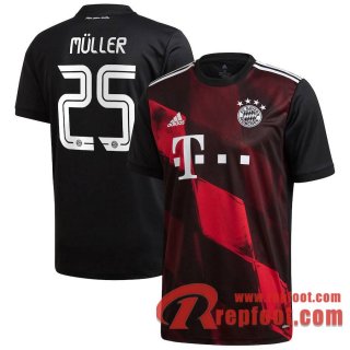 Bayern Munich Maillot de Thomas Muller #25 Third 2020-21