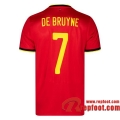 Belgique Maillot de BRUYNE #7 Exterieur EURO 2020
